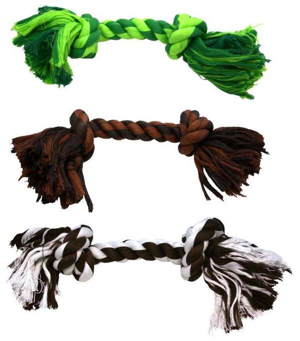 Dog Life choccie Cotton Knot 33cm
