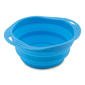 Beco Small Blue Pop Up Travel Bowl