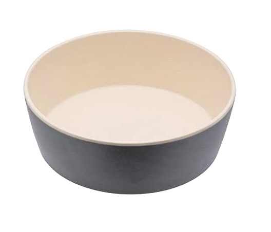 Beco Grey Bamboo Pet bowl