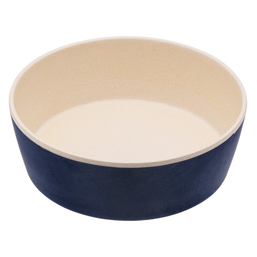 Beco Midnight Blue Bamboo Pet Bowl large