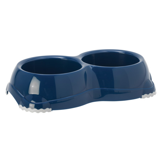 Moderna 330ML Blue Plastic double-bowl