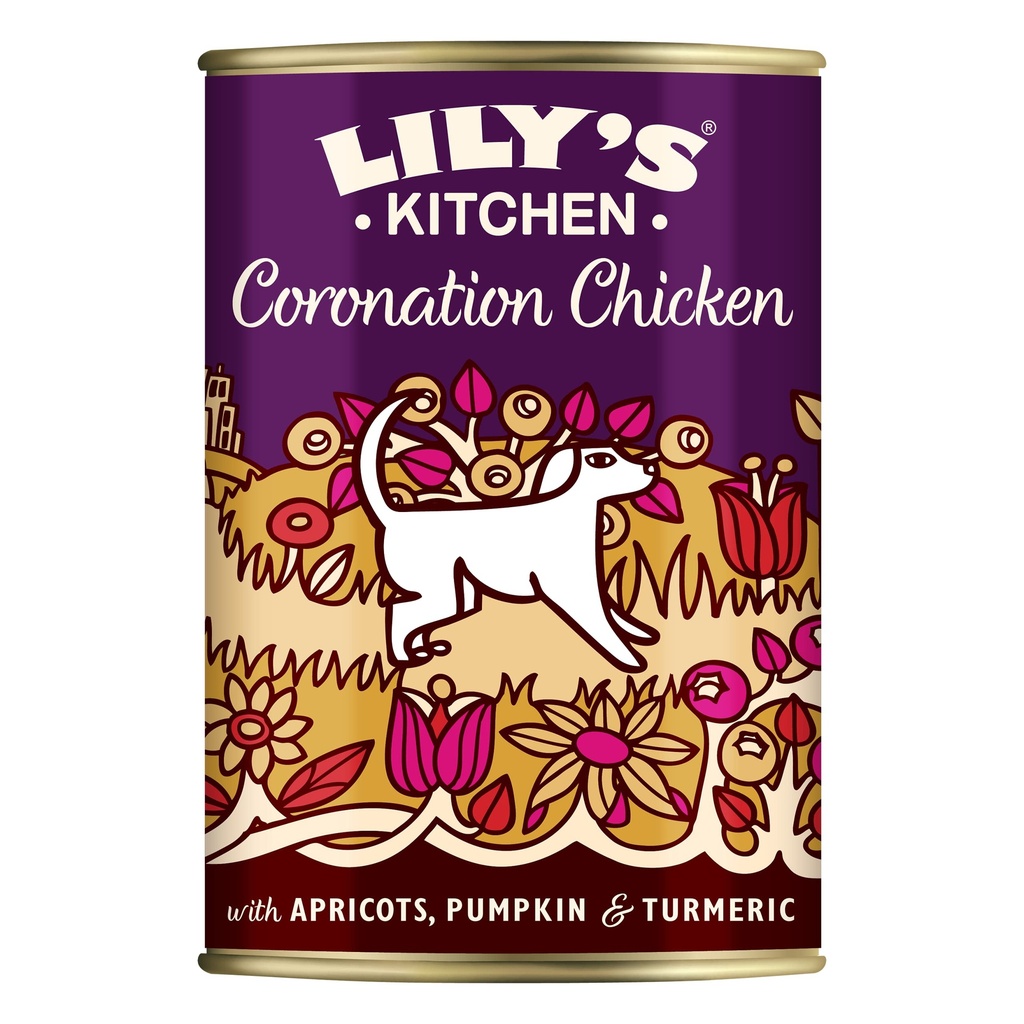 Lilys Kitchen Coronation Chicken for Dogs 400g