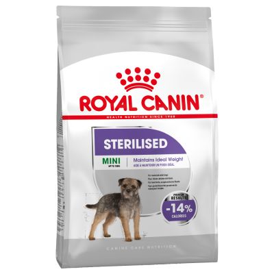 Royal Canin Mini Sterilised                                                                                                                                                                               For neutered adult dogs from 10 months 3kg