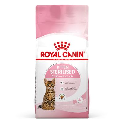 Royal Canin Kitten Sterilised
Neutered kittens from 6 months - 1 year 400g