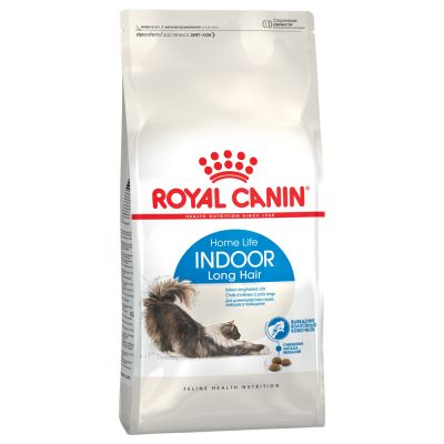 Royal Canin Indoor Long Hair                                                                                                                                                                         Adult Long Hair cats living indoors from 1 - 7 years 2kg