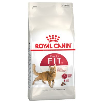 Royal Canin Fit 32                                                                                                                                                                                             Adult cats at ideal weight from 1-7 years 400g