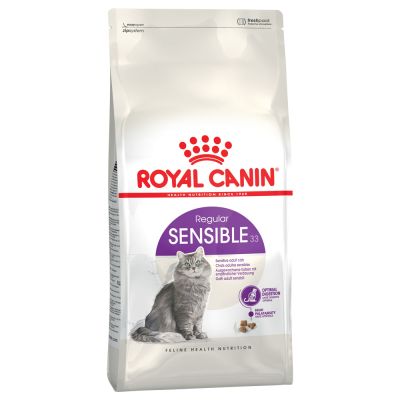 Royal Canin Sensible 33                                            
 Adult cats with digestive sensitivity from 1-7 years 400g