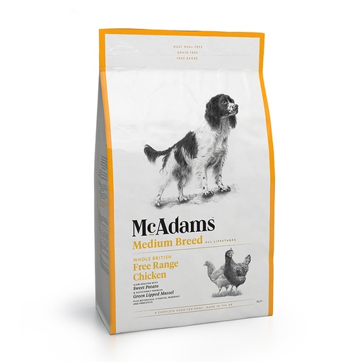 McAdams Free Range Chicken Medium Breed 2kg