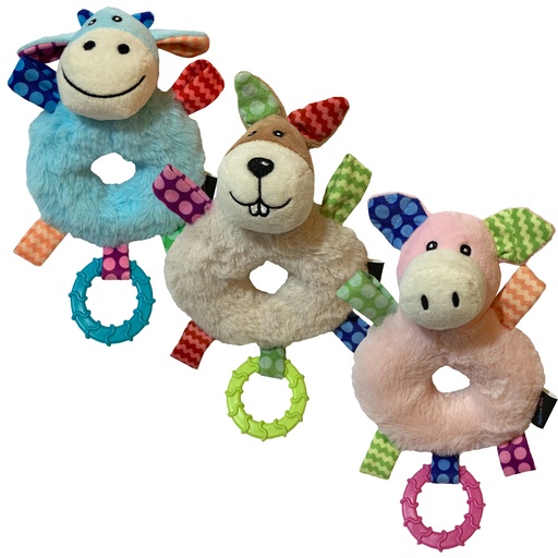 Hem & Boo Patchwork Ring Toy